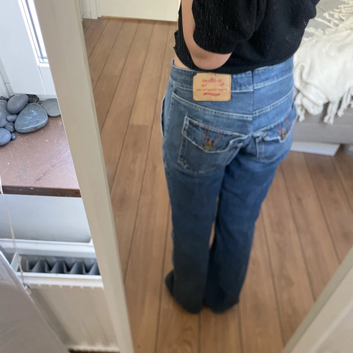 Lågmidjade jeans  - 90