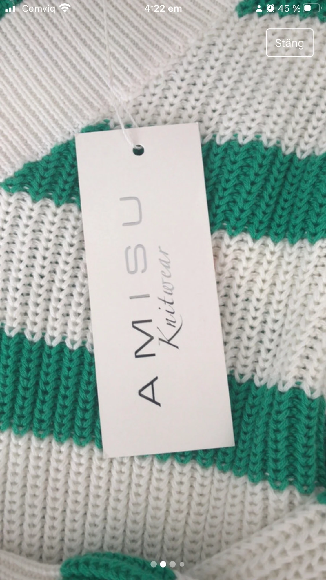 Fin stickadtröja - 90