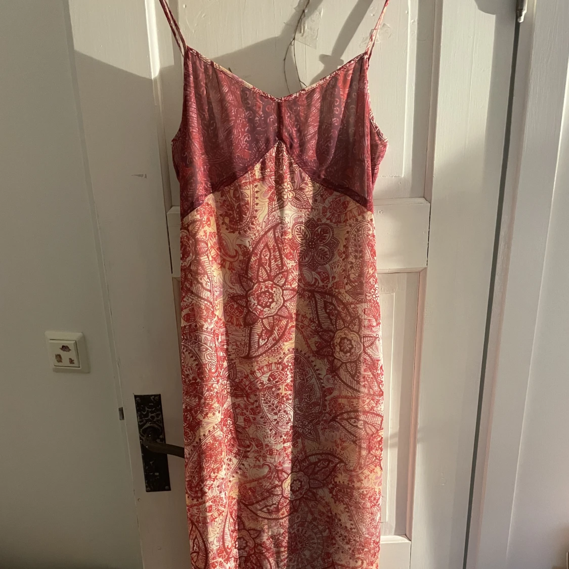 Så fin mönstrad långklänning💗💗 - 91