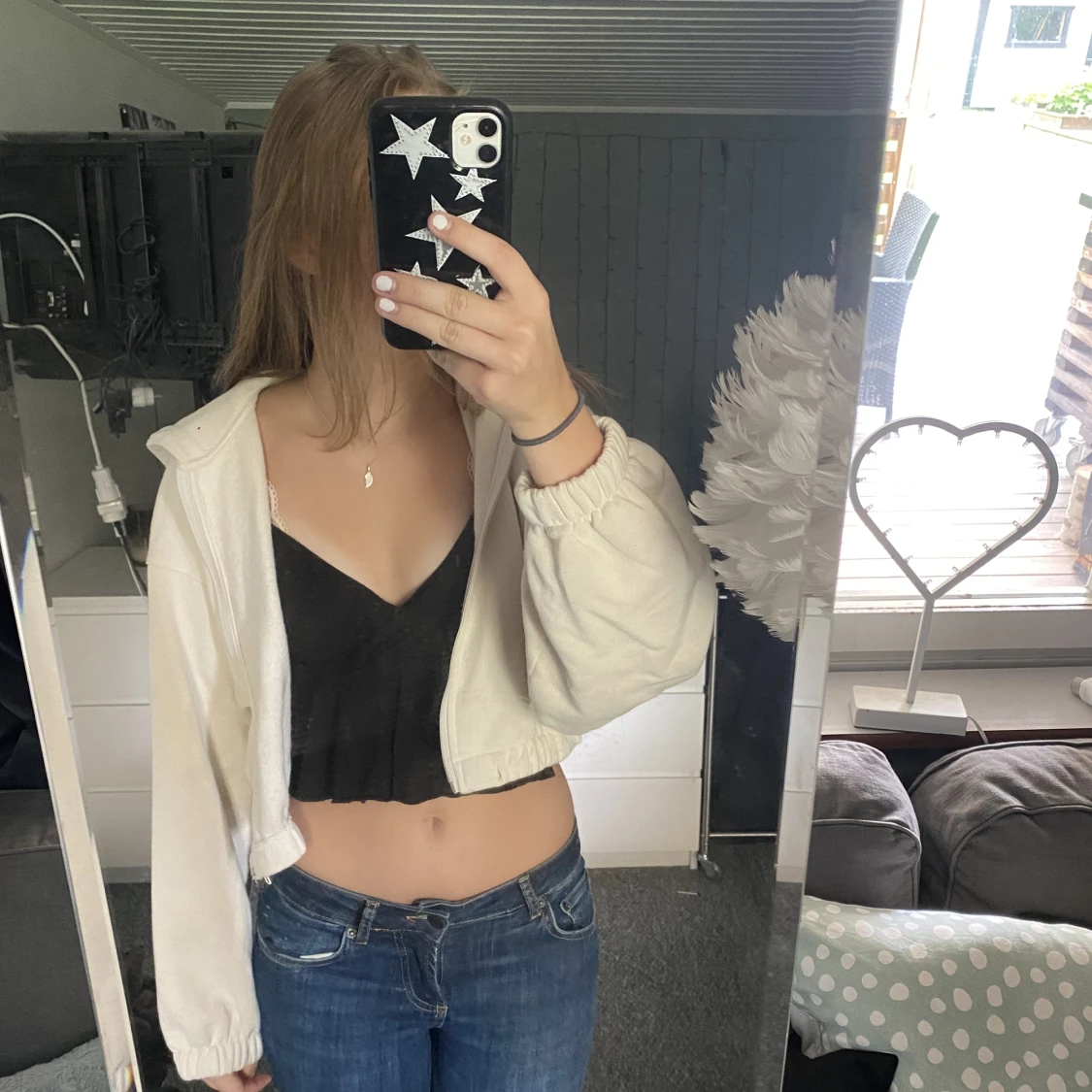 Tröja med dragkedja  - 90