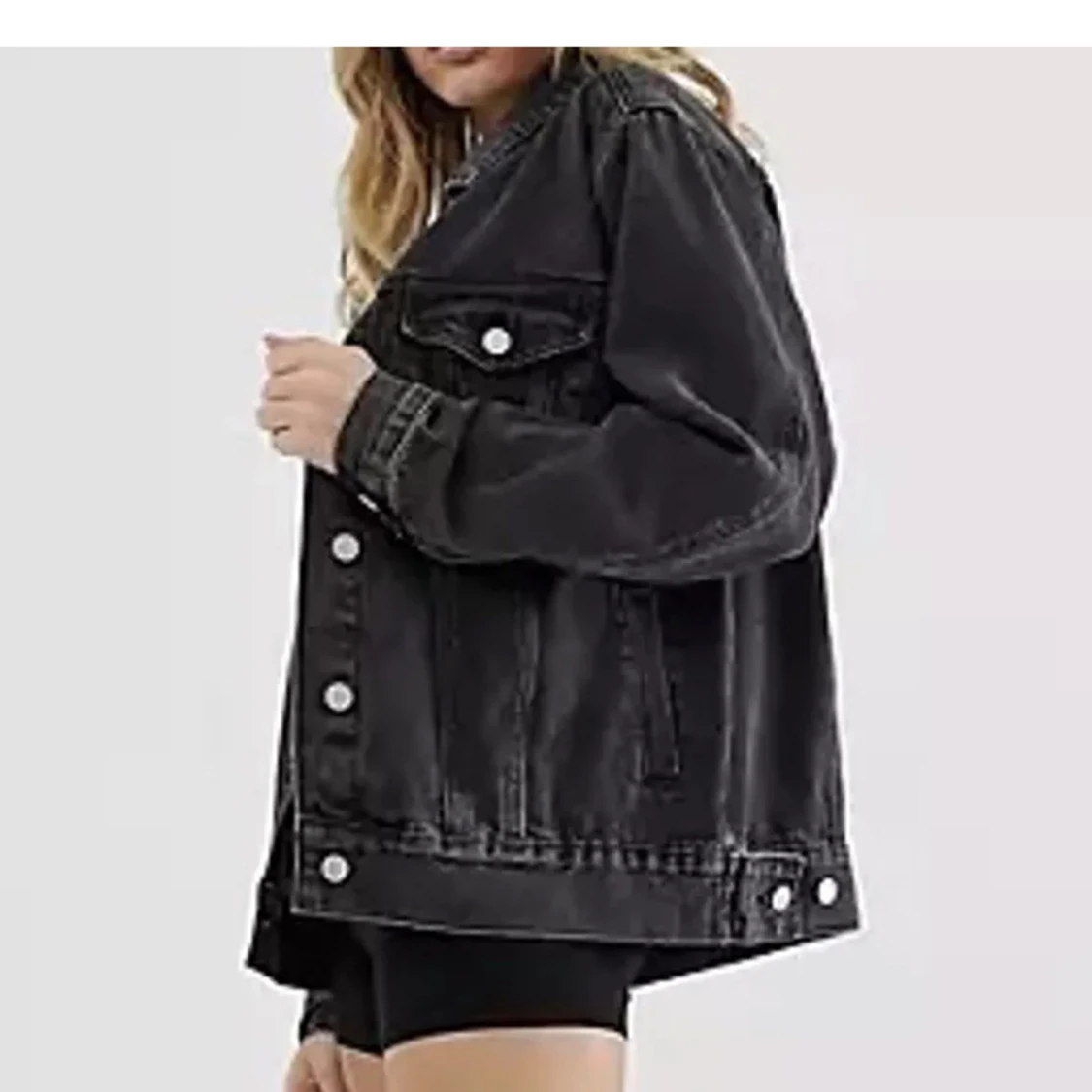 Svart Jeansjacka - 90