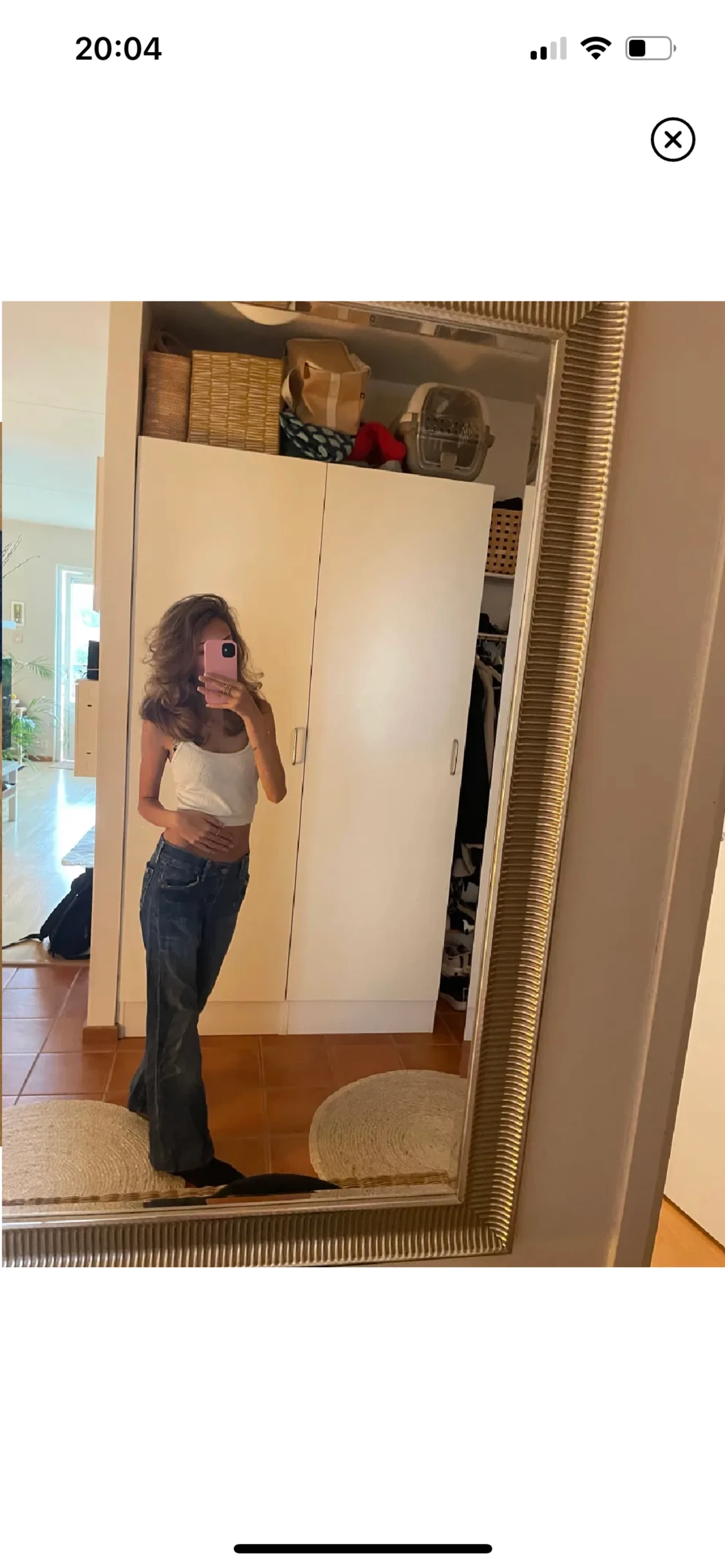 Snygga lågmidjade jeans