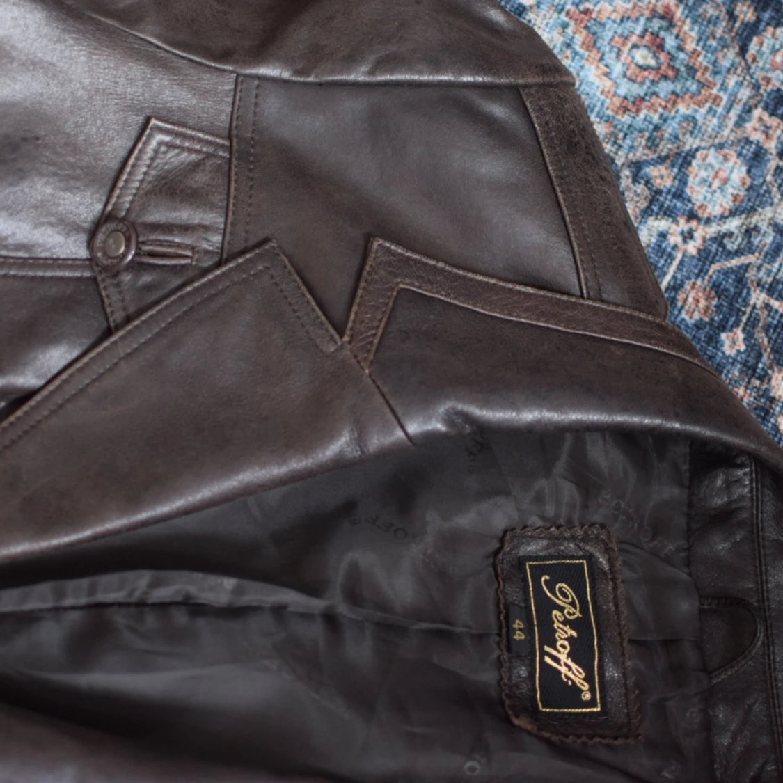 Vintage skinnjacka - 91