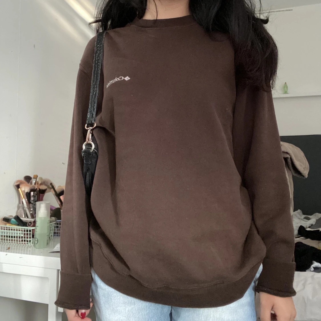 Brun oversize sweatshirt