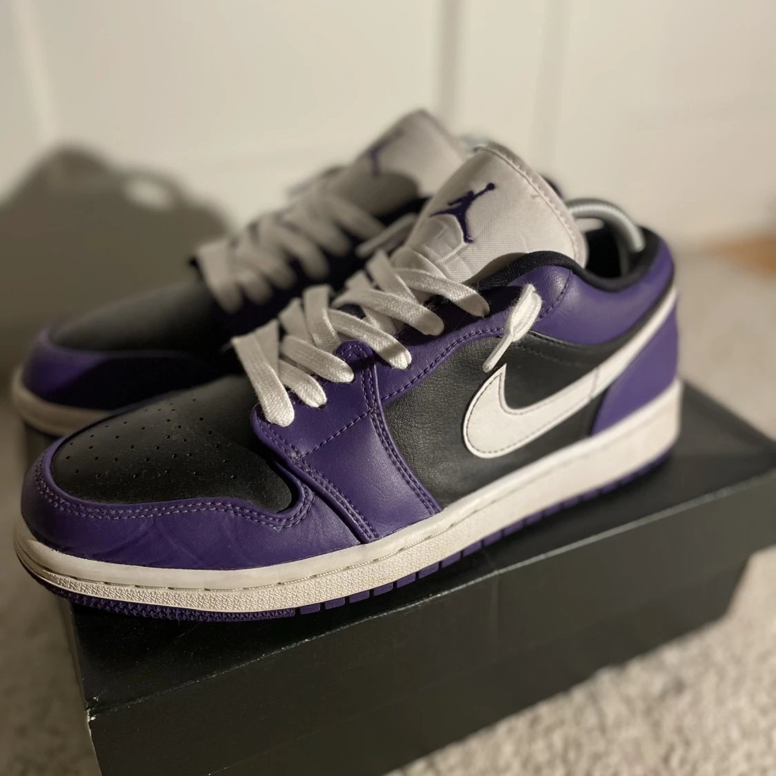 Jordan 1 low court purple black⚫️🟣