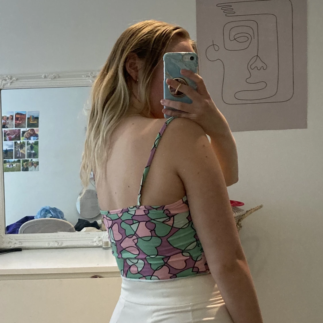 Färgglad Sommar Topp Hjärtan 💜 - 91