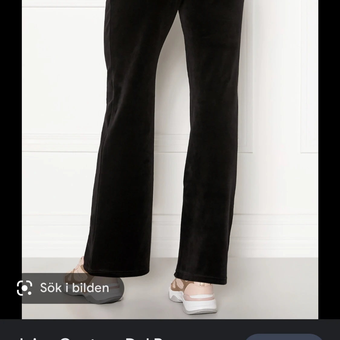 Svarta high waist Juicybyxor - 90