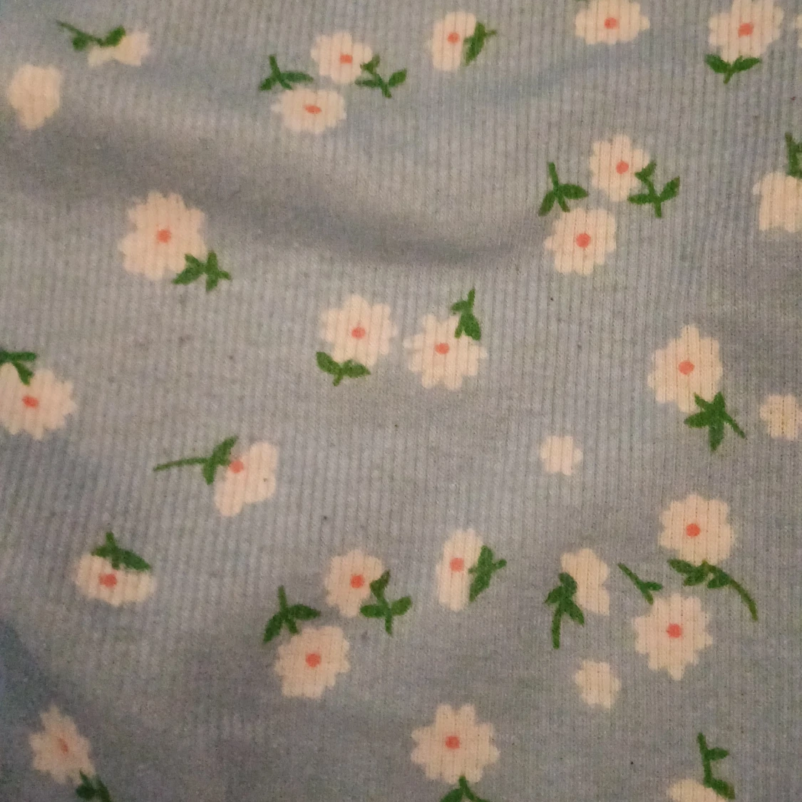 Blommig croptopp - 90