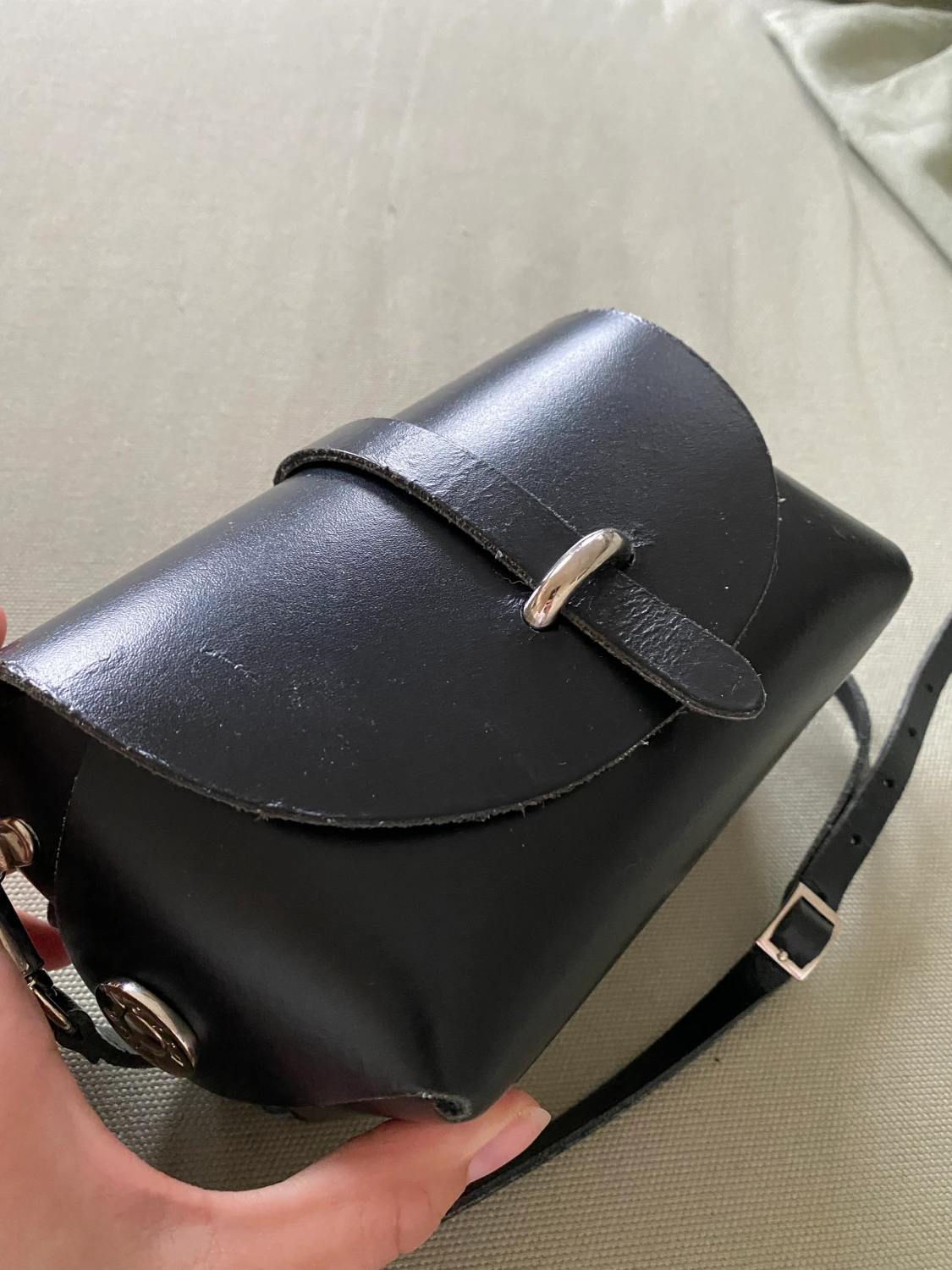 Liten väska i läder - 90