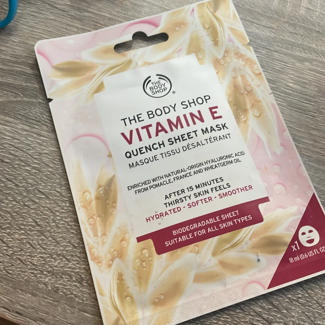 Ansiktsmask vitamin E