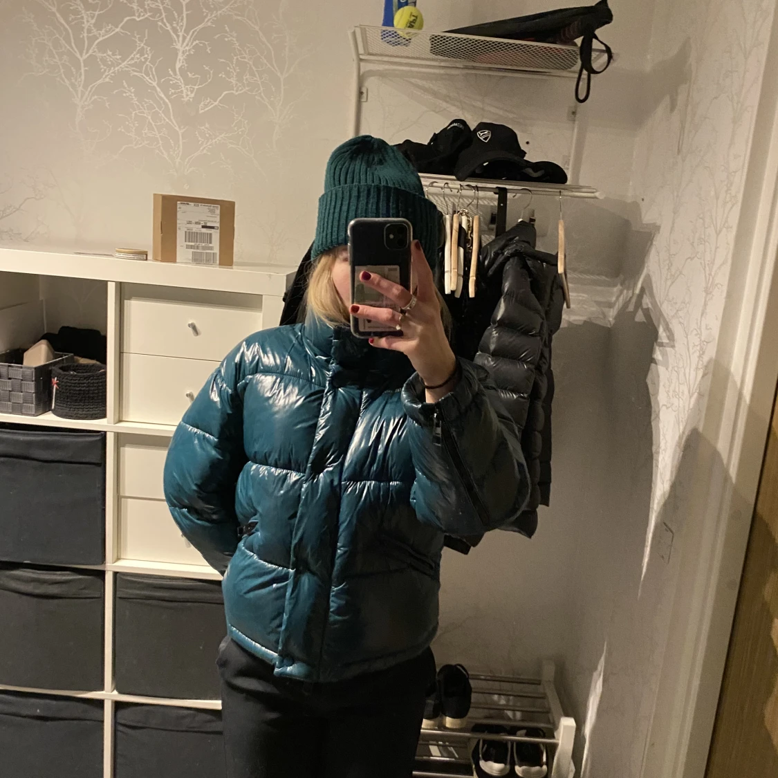 Glansig pufferjacka Mango - 91