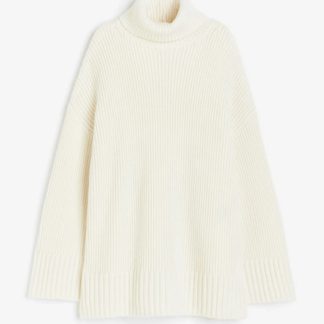 Helt ny vit ull polotröja från HM premium strl S - 90