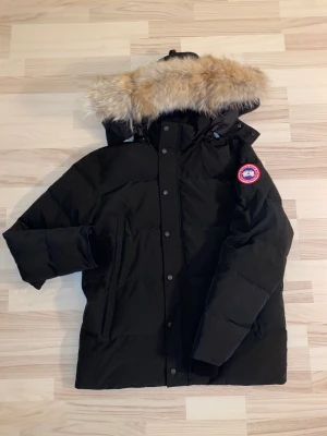 Canada goose  - Säljer en helt ny canada goose i storlek XL men passar mer L. Herr jacka.  Jackan är inte äkta 