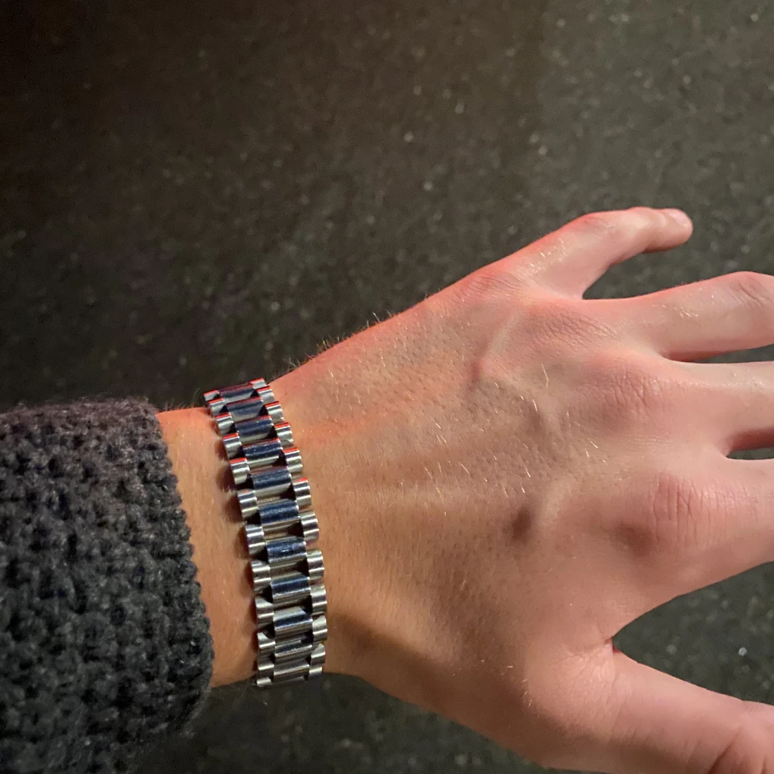 Thick watchbracelet  - 90