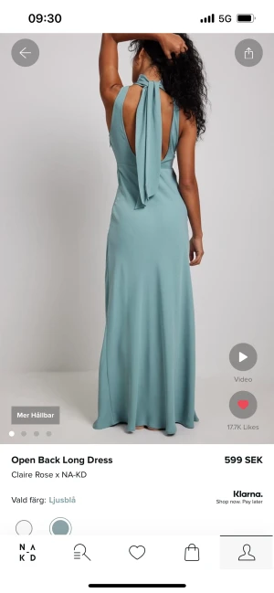 Balklänning - Säljer denna klänning då den aldrig kom till användning..  En superfin klänning som funkar vid alla tillfällen