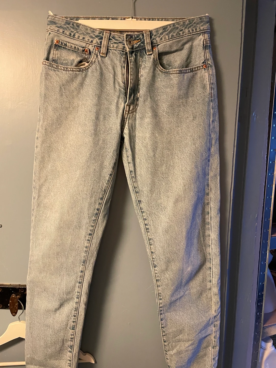 Blåa jeans 