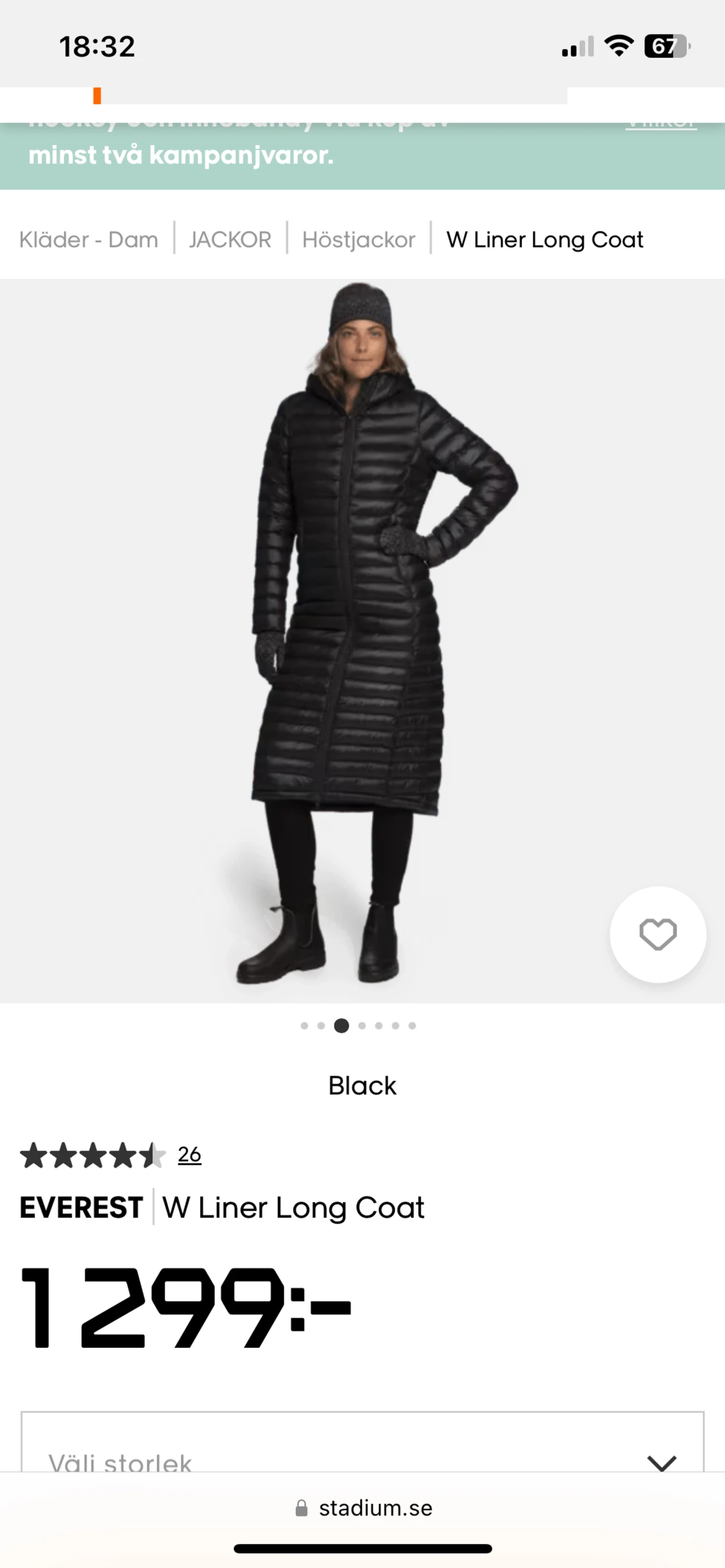 Kappa från Everest strl 40