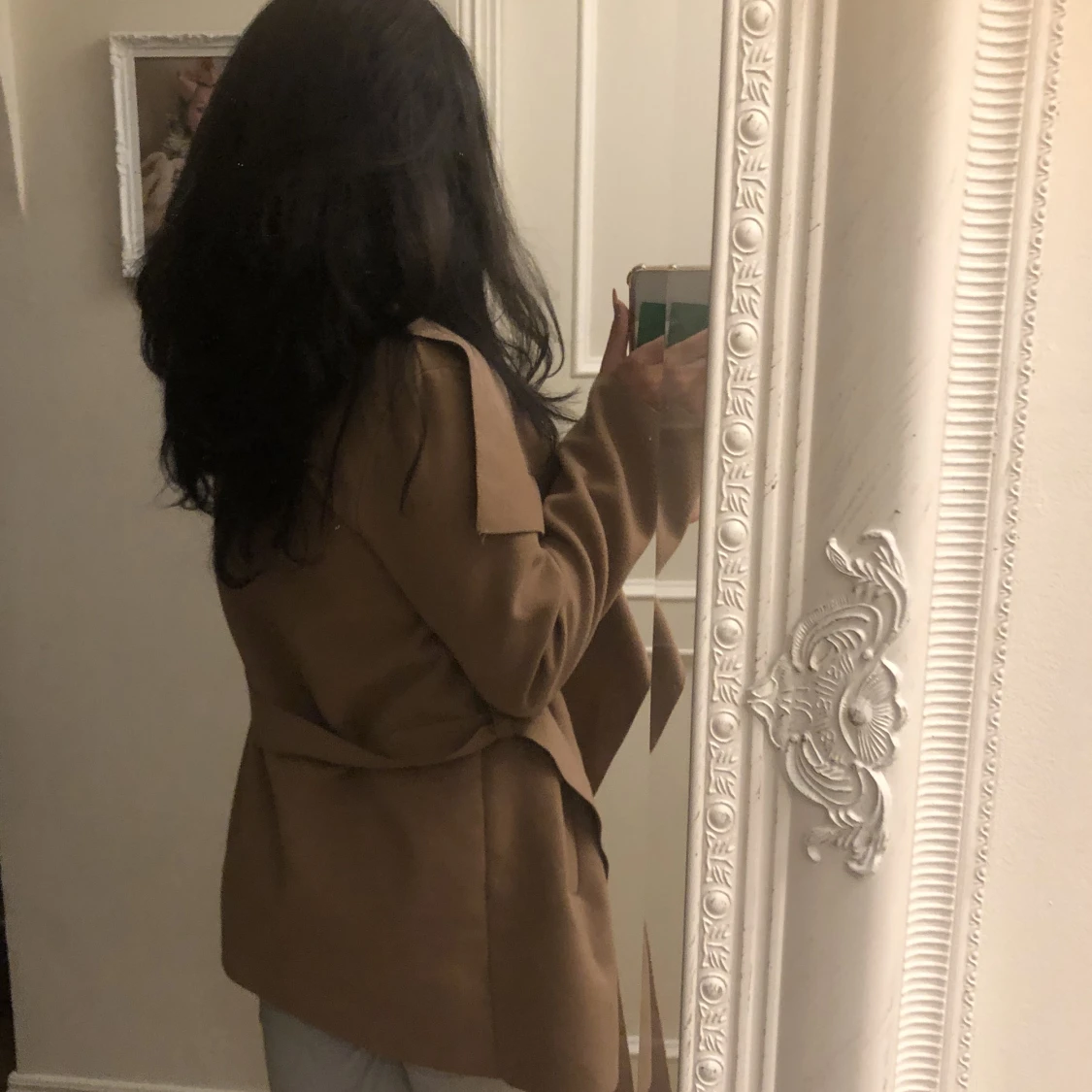 Brun tunn kappa - 91