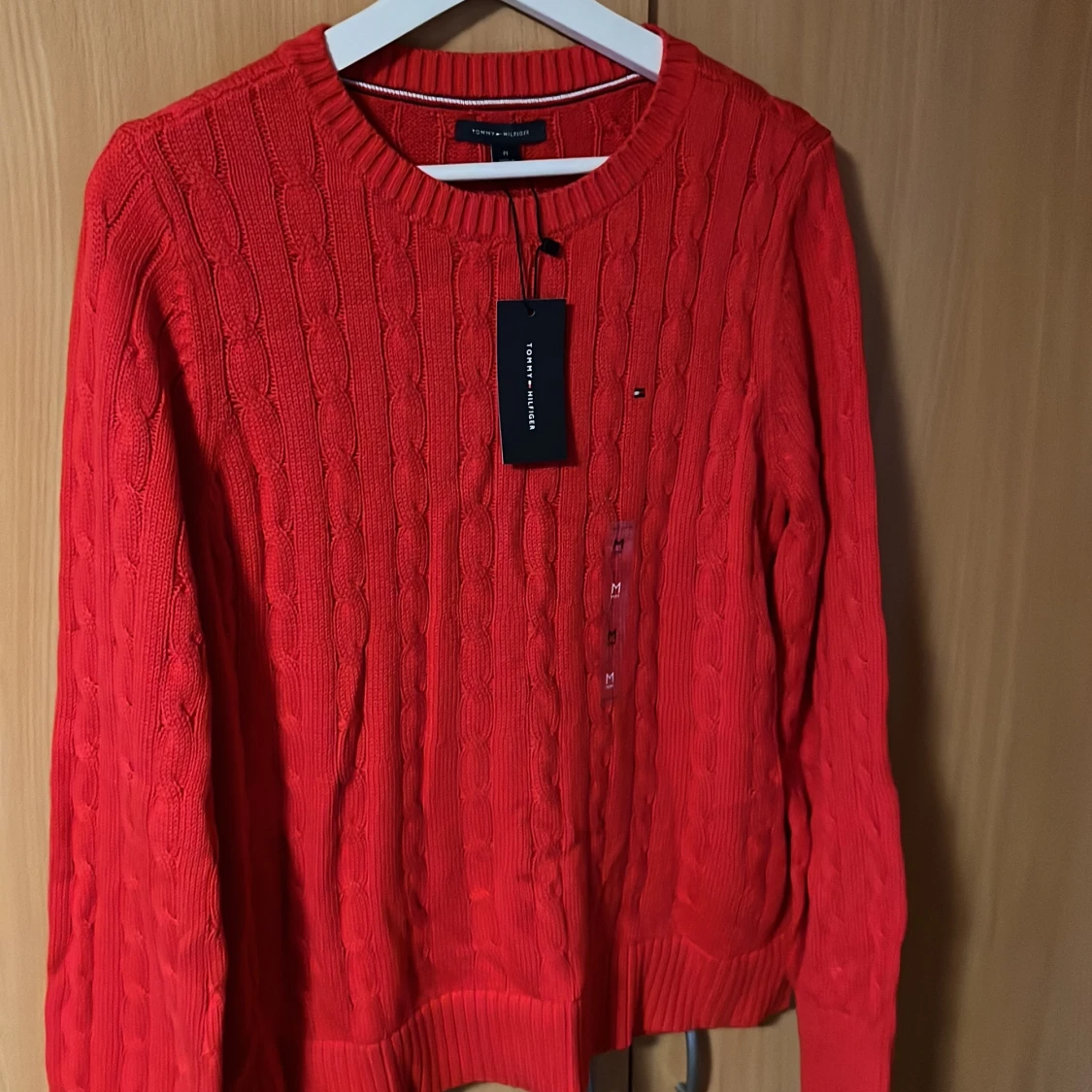 Stickat Tommy Hilfiger Red Knit Jumper  - 1