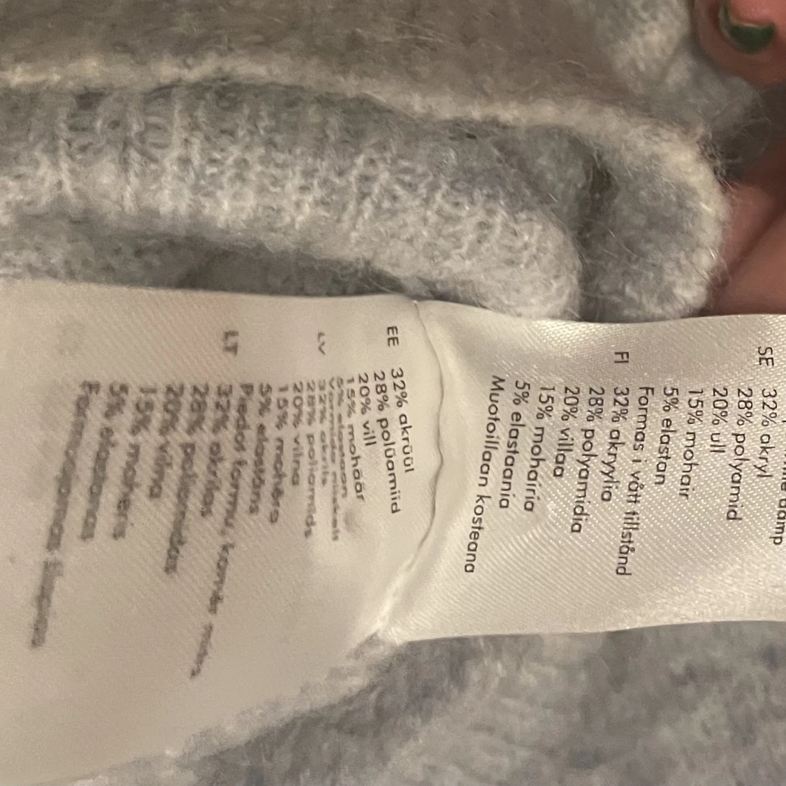 Jättefin stickat lång tröja/klänning - 91