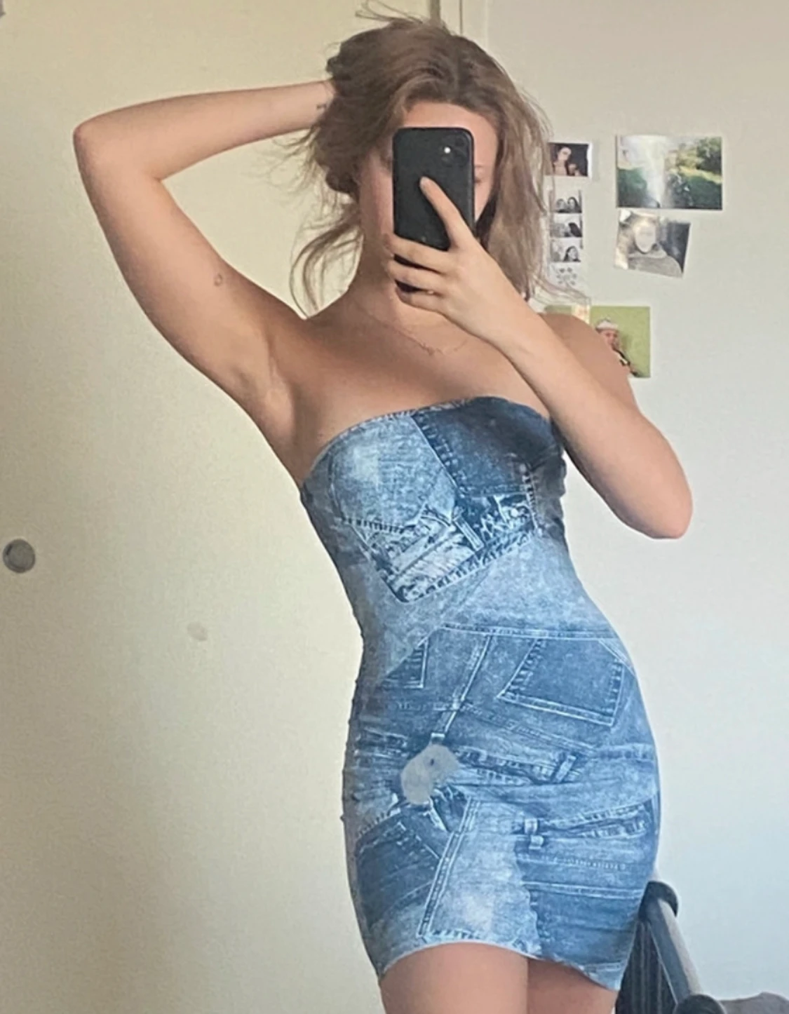 Denim klänning - 90