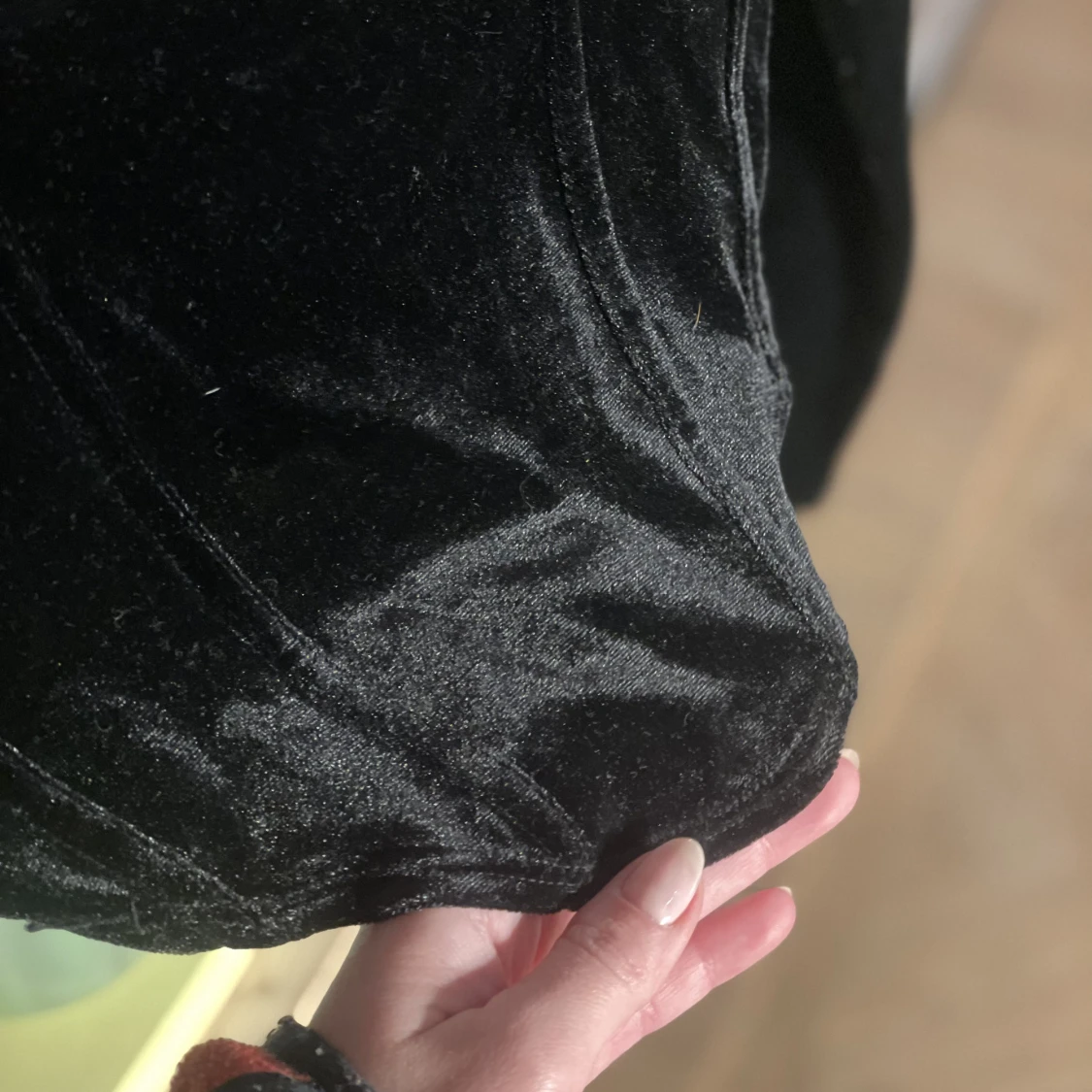 Korsett-topp långärmad  - 90