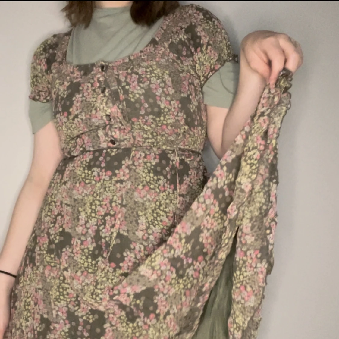 Blommig klänning - 90