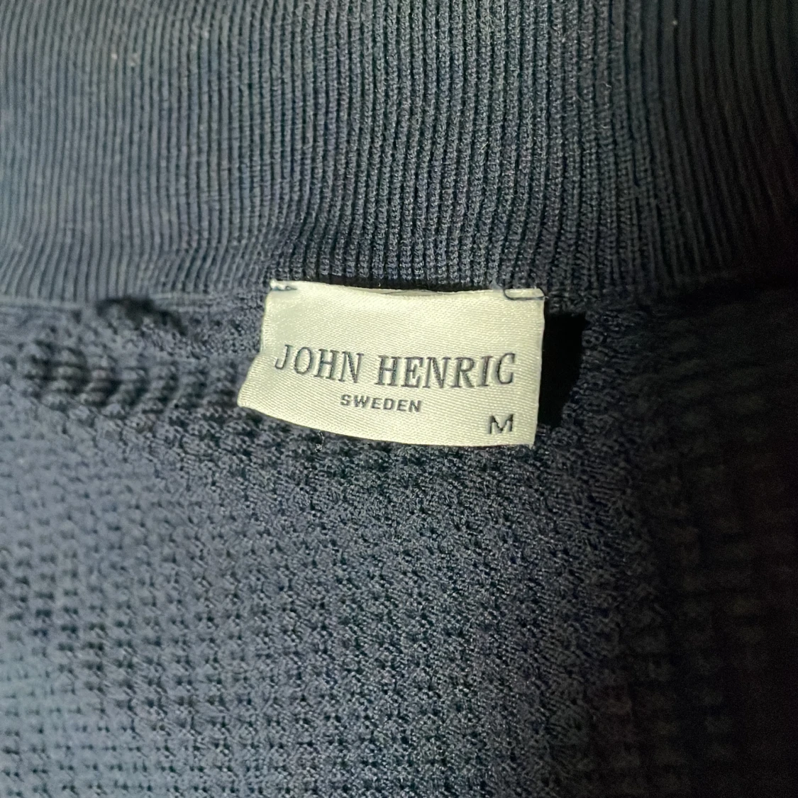 John henric fullzip tröja blå - 91