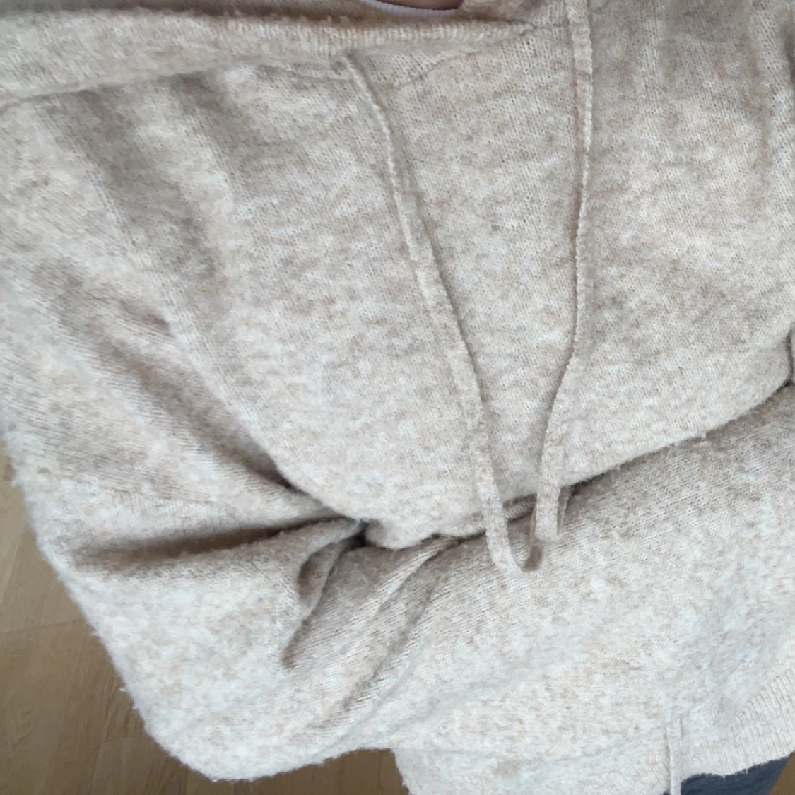 Jättemysig stickad tröja