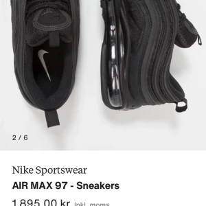 Nike air Max 97 - Ett par riktigt fina Nike air Max 97 i skick 8/10. Pris kan diskuteras vid snabb affär!!