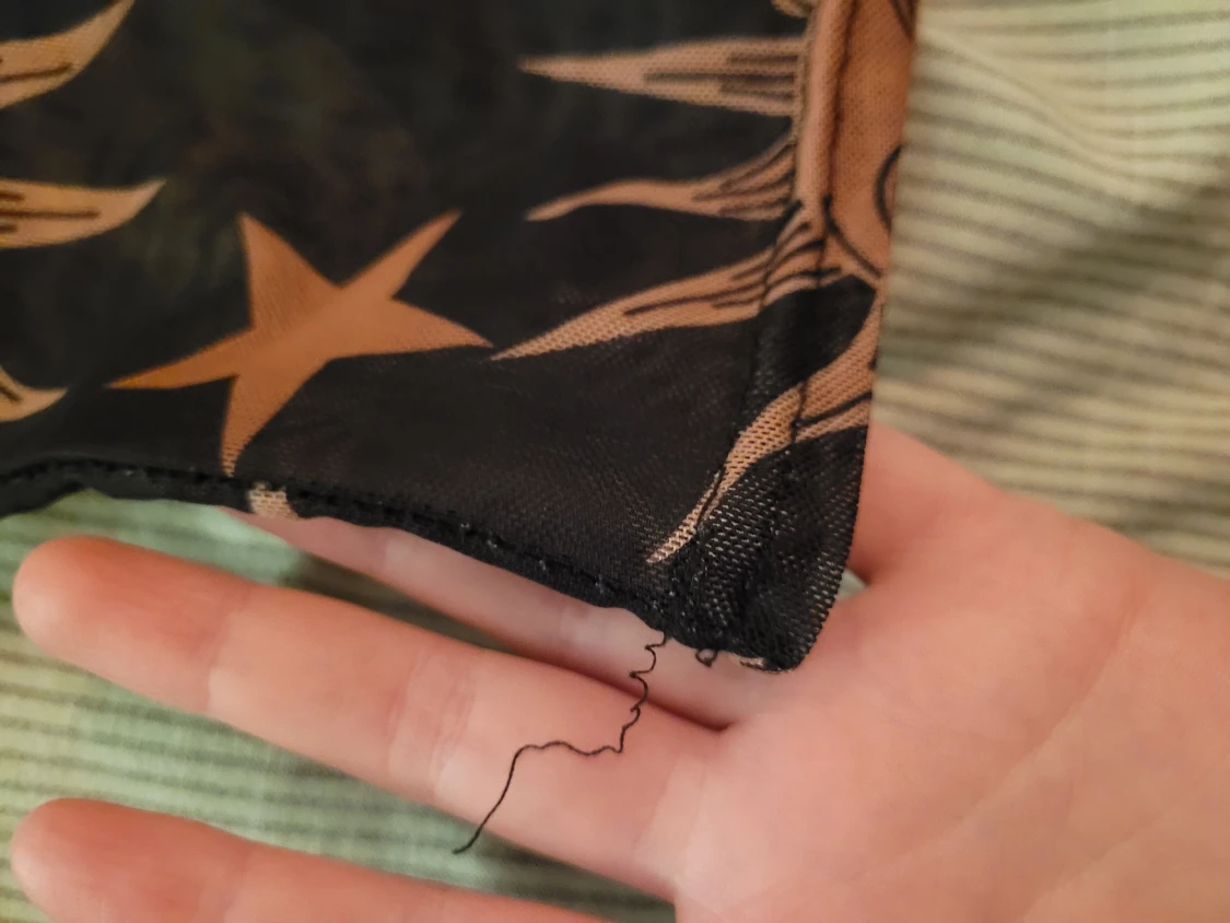 Mesh-tröja med mönster - 90