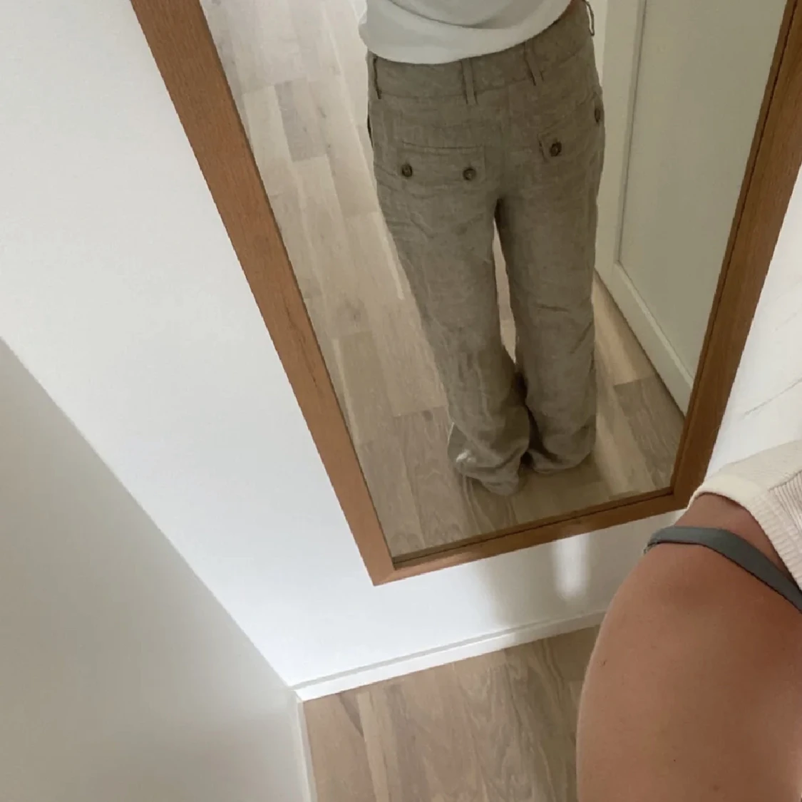 Snygga linnebyxor - 90
