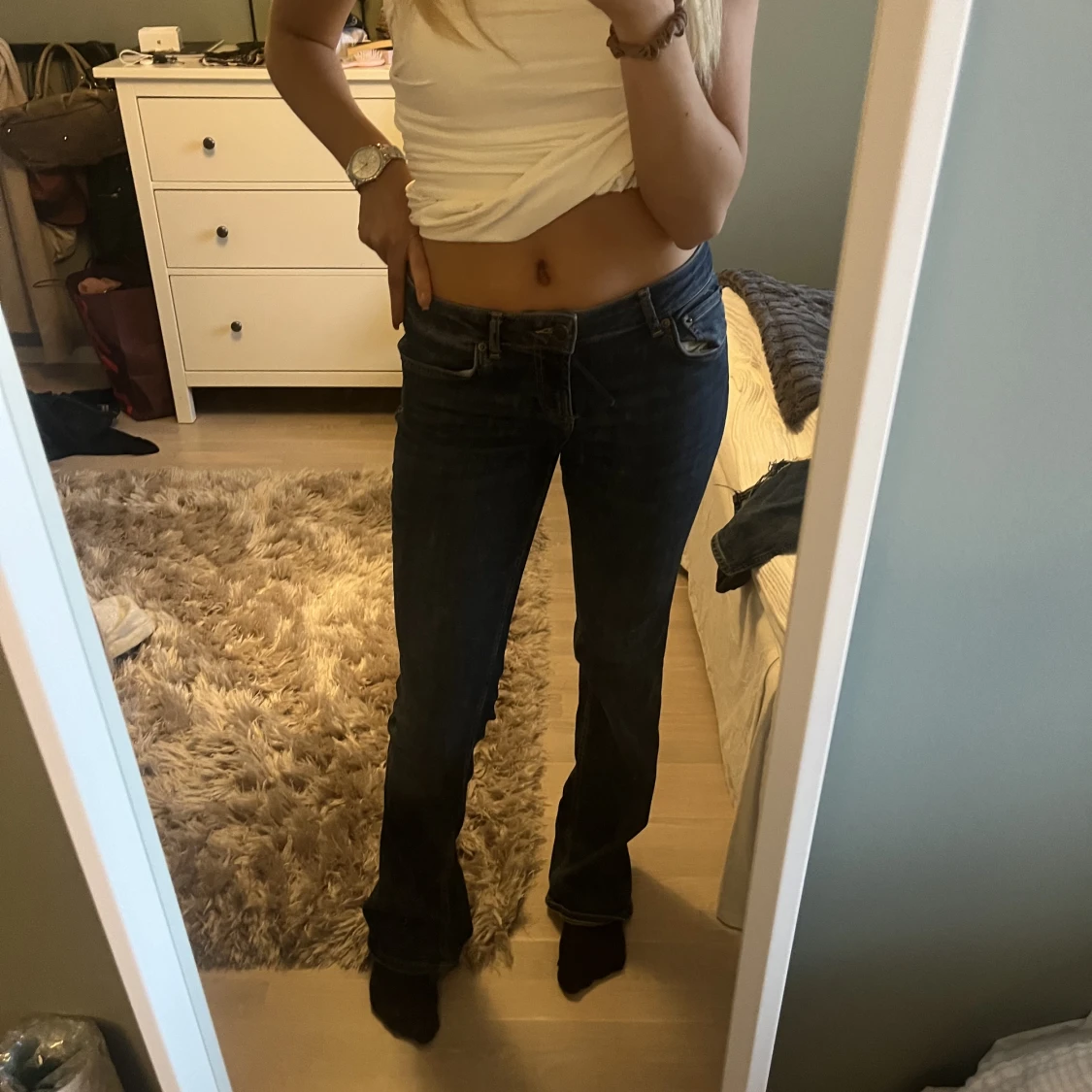 Zara bootcut jeans 