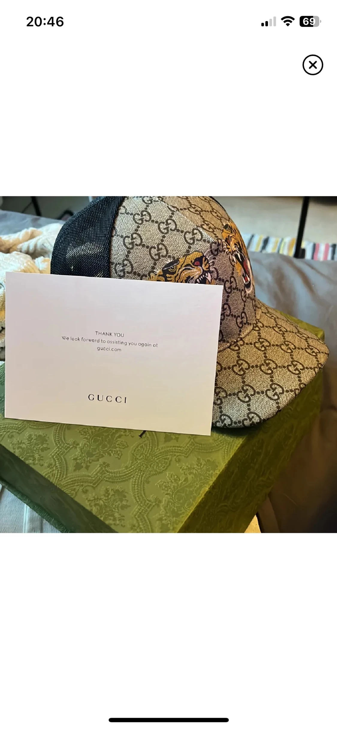 Gucci tiger keps  - 90