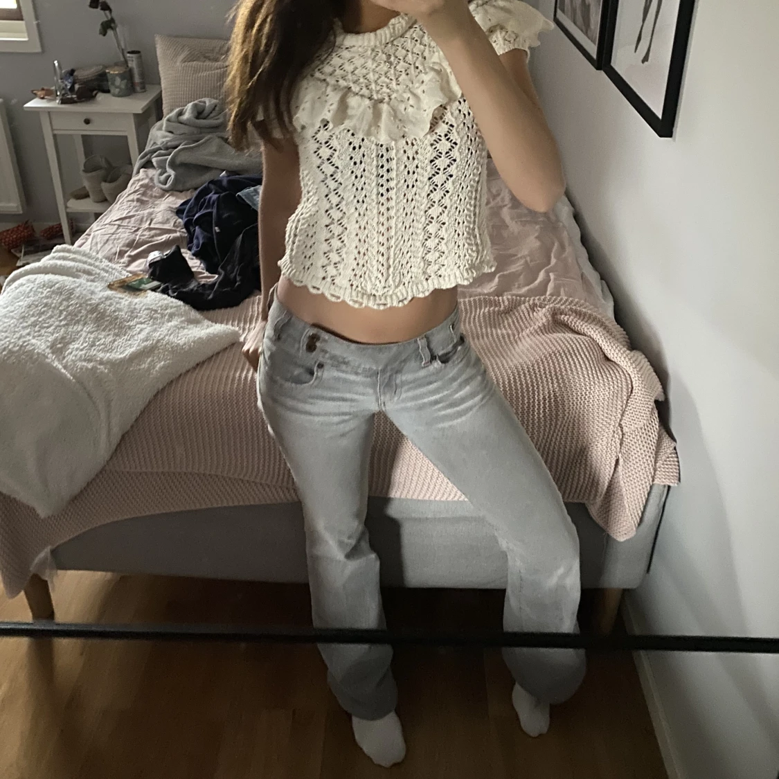 Snygga lågmidjade jeans