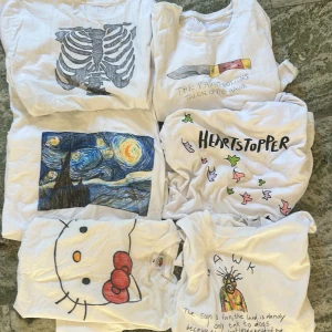 T shirt egen design  - Jag målar vad du vill på en t shirt. Det kan vara ett album cover eller en favoritkaraktär t ex. Färgen håller i tvätten (obs gör inte porträtt på t shirt) pris varierar men ca 100-150kr