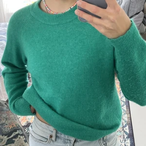 Stockad tröja - Grön stickad tröja från Zara 💚💚