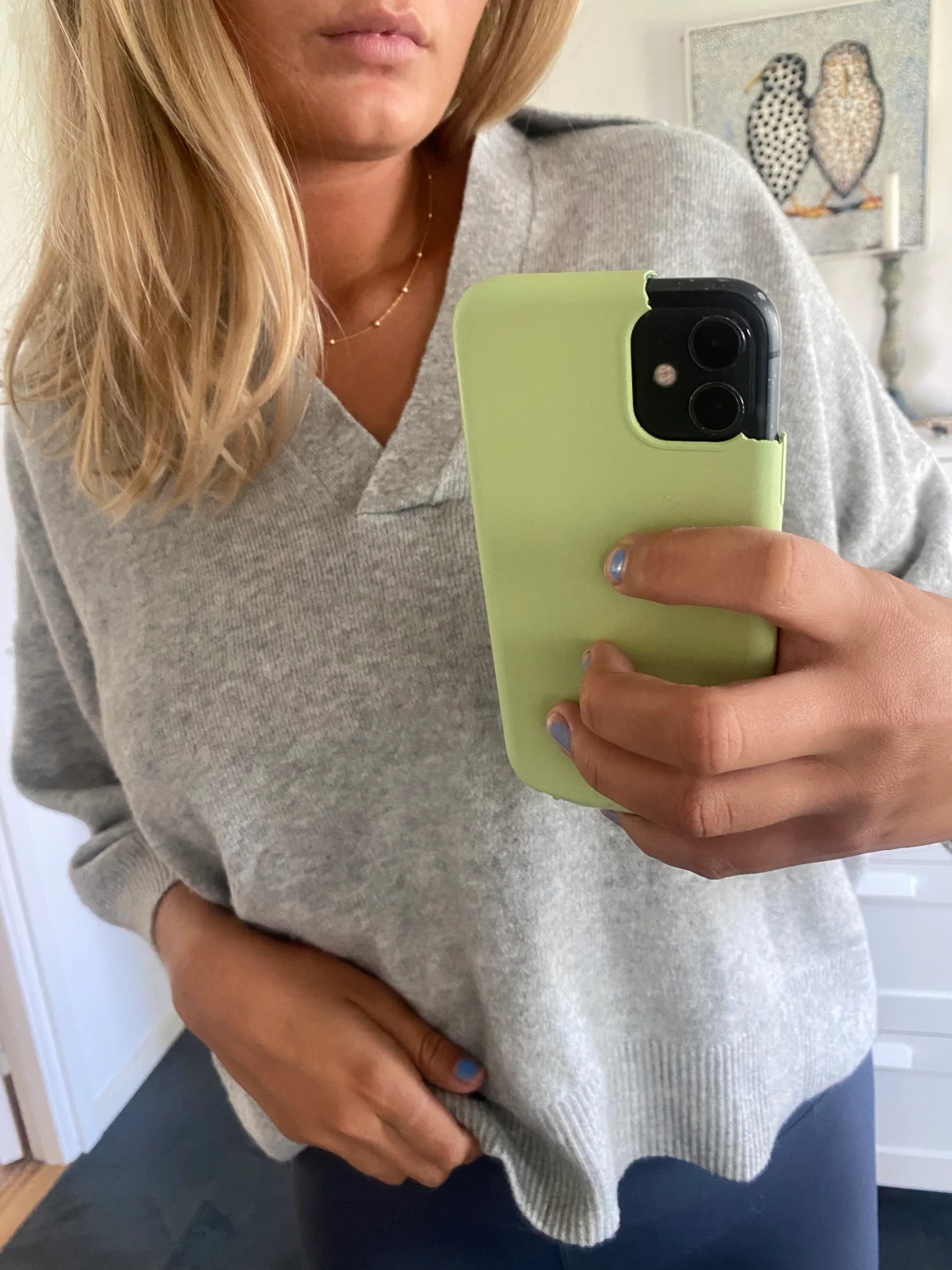 Stickad tröja från HM