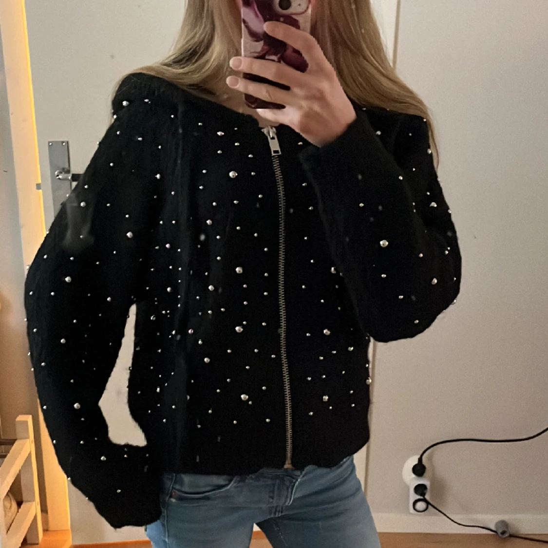 Slutsåld zara hoodie 