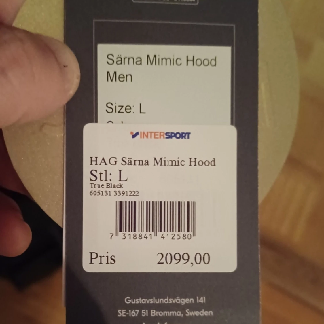 Haglöfs 'tunn' dunjacka NY - 91