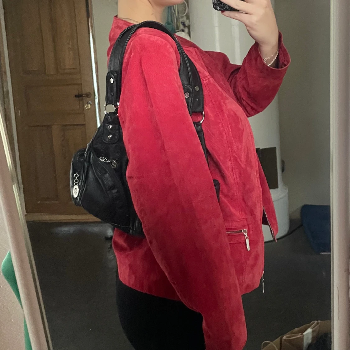 Vintage röd jacka - 90