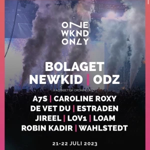 Festival  - Kollar om någon är intresserad av att köpa min 2-dagars biljett till one wknd only den 21-22 juli💕 Nypris 1295 säljer för 699kr.  Biljetten är 18+