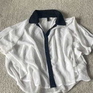 Blus - Genomskinlig blus 