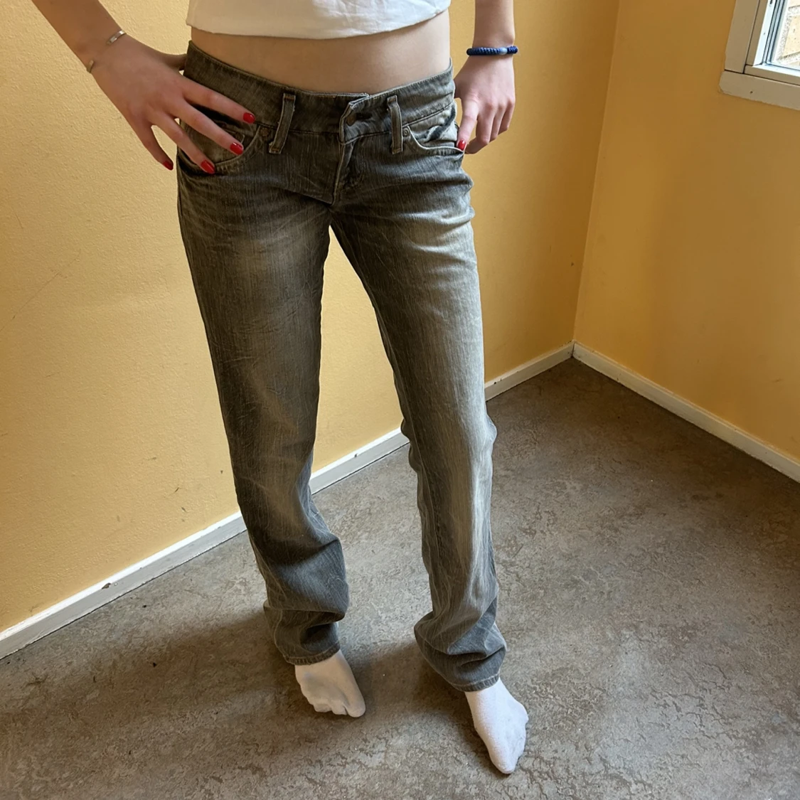 Lågmidjade jeans 
