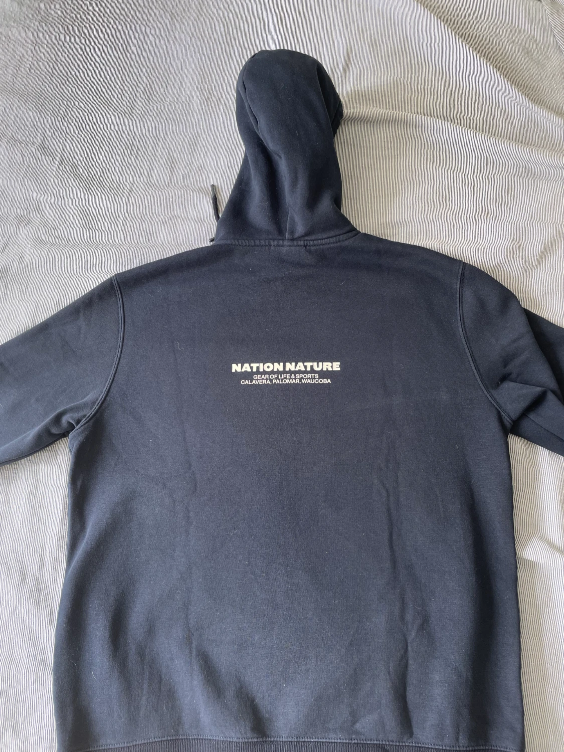 Hoodie med tryck - 90