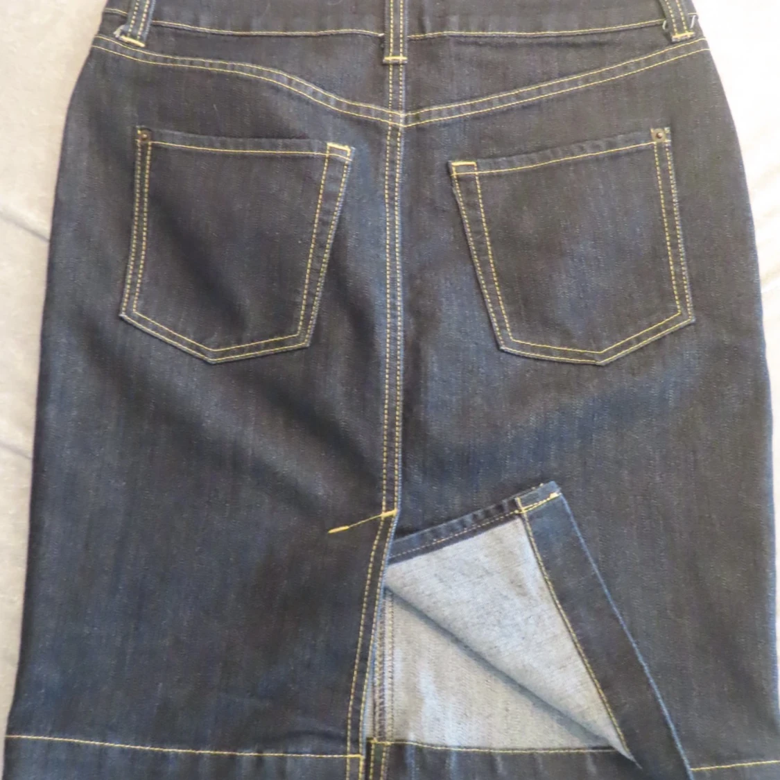 Svart jeans kjol  - 90