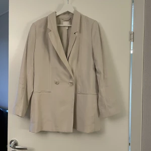 Kavaj, blazer  - Beige / vit kavaj blazer 