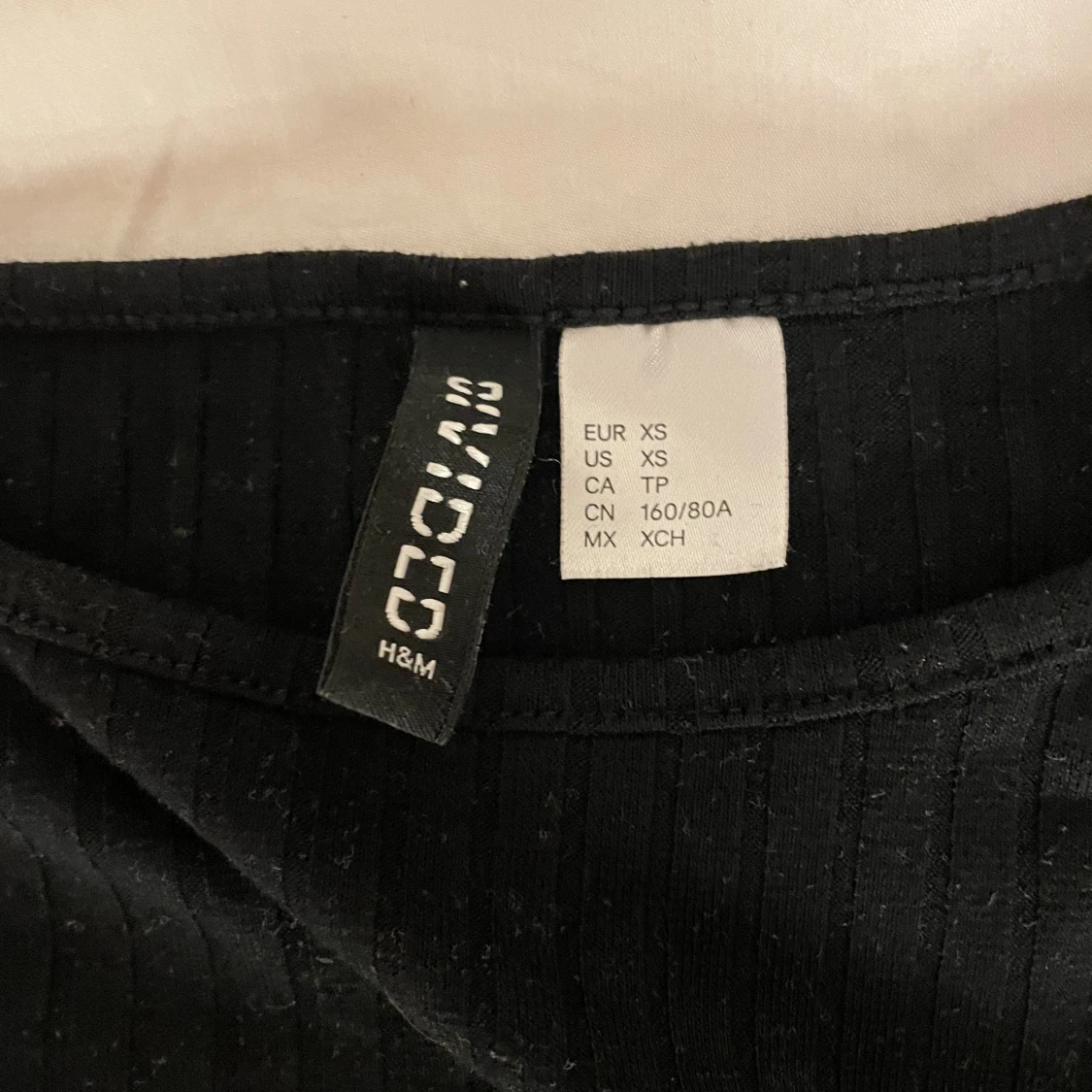 Svart långärmad topp - 91