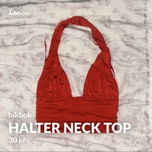 halter neck top - bikbok aldrig använd
