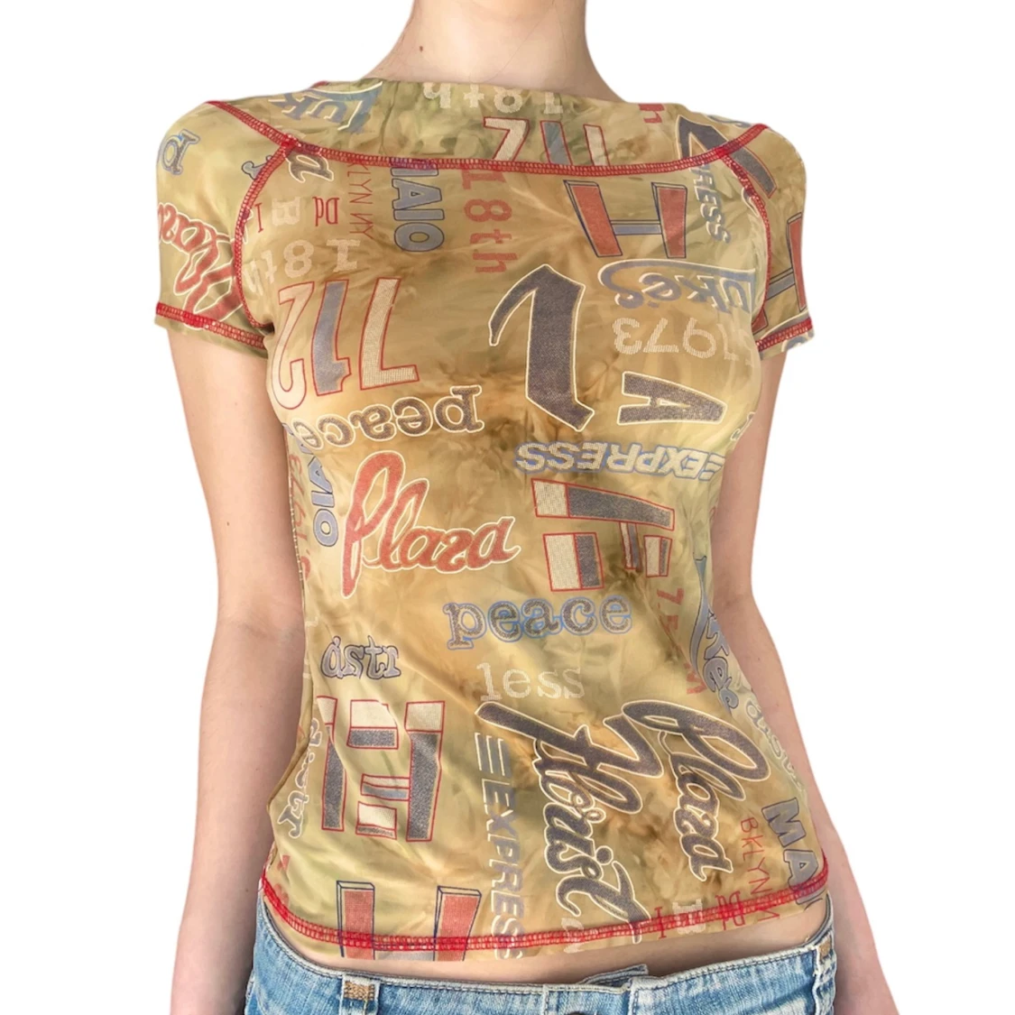 Y2k Printed Top - 90